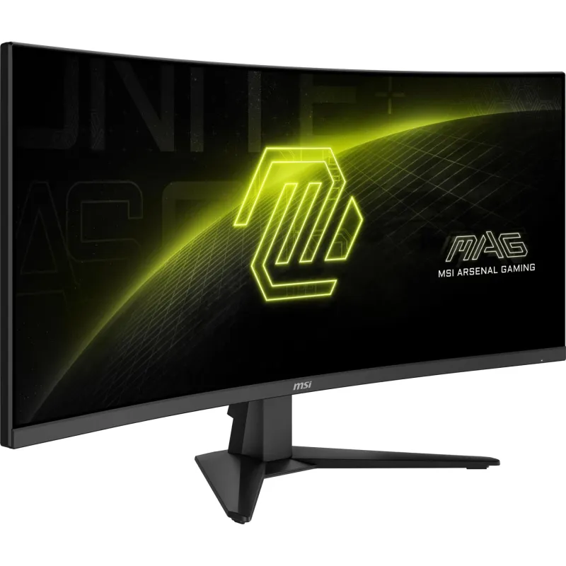 LCD Monitor-MSI-MAG 346CQ-34-Gaming-Curved-Panel VA-3440x1440-16:9-180 Hz-1 ms-MAG346CQ