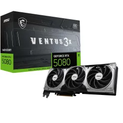 Graphics Card-MSI-NVIDIA GeForce RTX 5080-16 GB-GDDR7-256 bit-PCIE 5.0 16x-Dual Slot