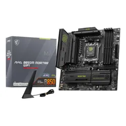 Mainboard-MSI-AMD B850-SAM5-Micro-ATX-Memory DDR5-Memory slots 4-1xPCI-Express 4.0 4x -1xPCI-Express 4.0 8x-1xPCI-Express 4.0