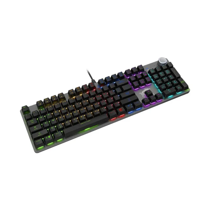 Keyboard gaming black us-forge gk310 red msi