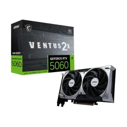 Graphics Card-MSI-NVIDIA GeForce RTX 5060-8 GB-GDDR7-128 bit-PCIE 5.0 16x-Dual Slot Fansink-RTX50608GVENTUS2XOC