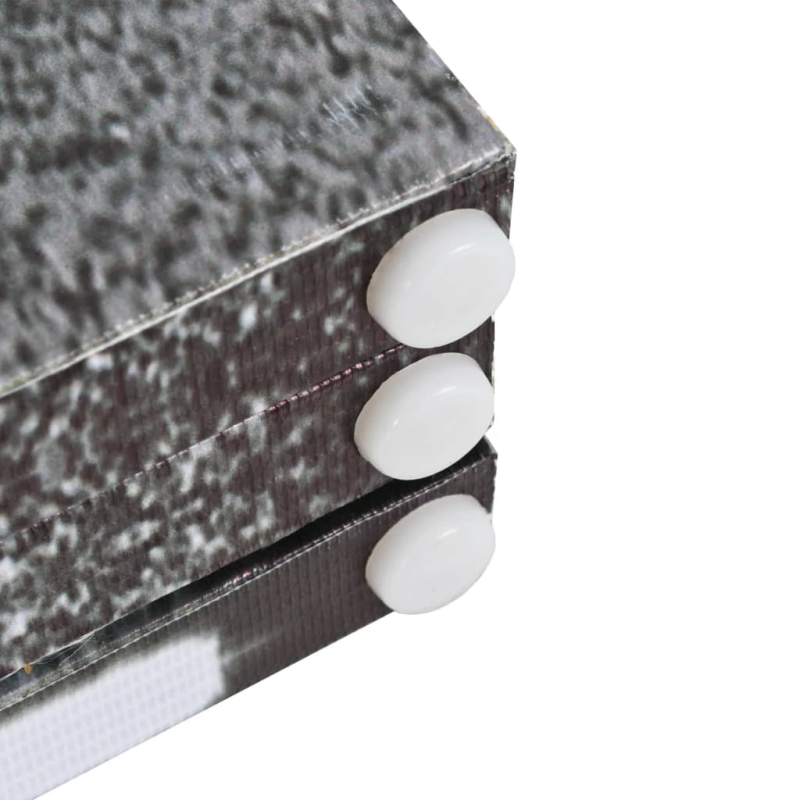 vidaXL istabas aizslietnis, 200x170 cm, saliekams, Londona, melnbalts