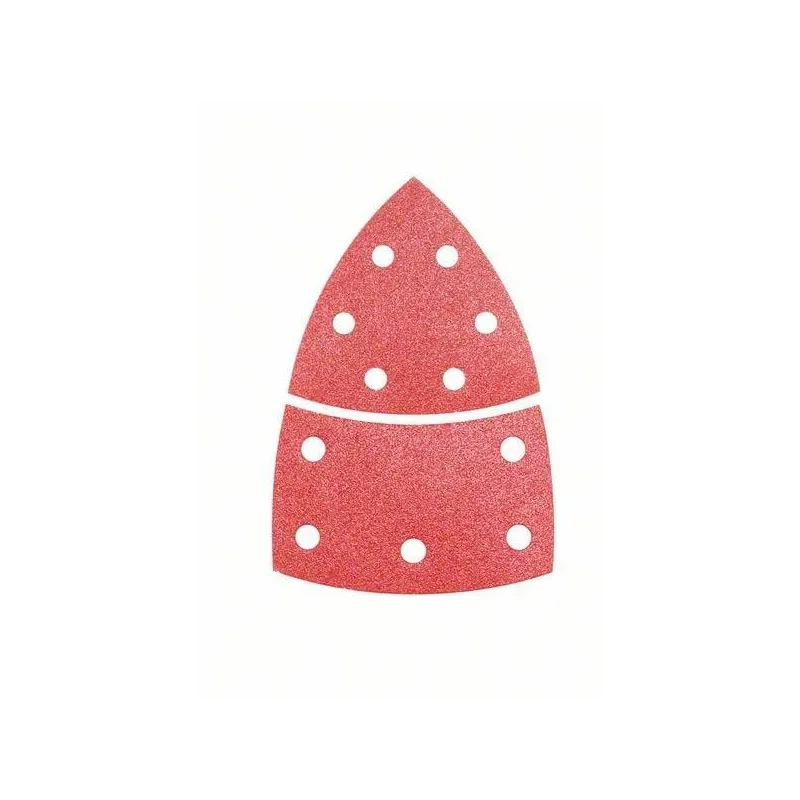 Slīpēšanas loksne Bosch, 120, 10.2 cm x 6.2 cm, 10 gab.