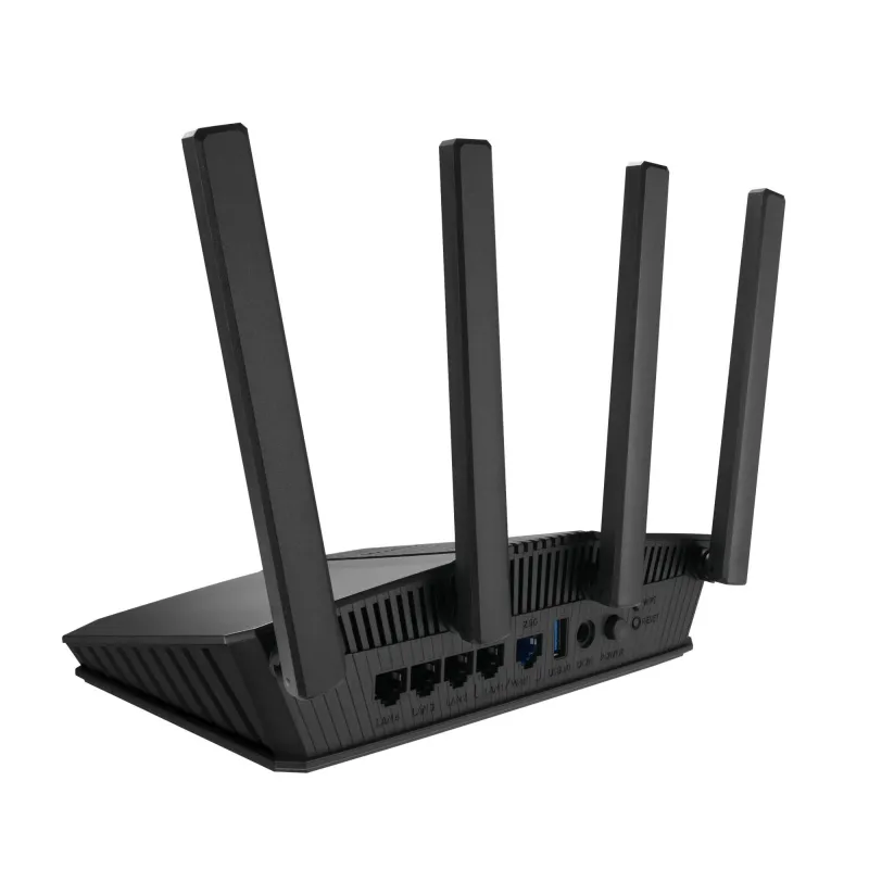 DWiFi 7 AiMesh Extendable Router - RT-BE58U - 802.11be - 10-100-1000 Mbit-s - Ethernet LAN ,RJ-45, ports 5 - Mesh Support Yes -