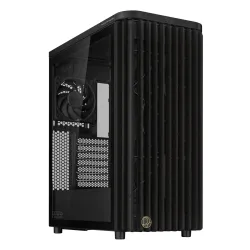Case-ASUS-ProArt PA401 Wood Edition - Tempered Glass Panel-MidiTower-Case product features Transparent panel-Not