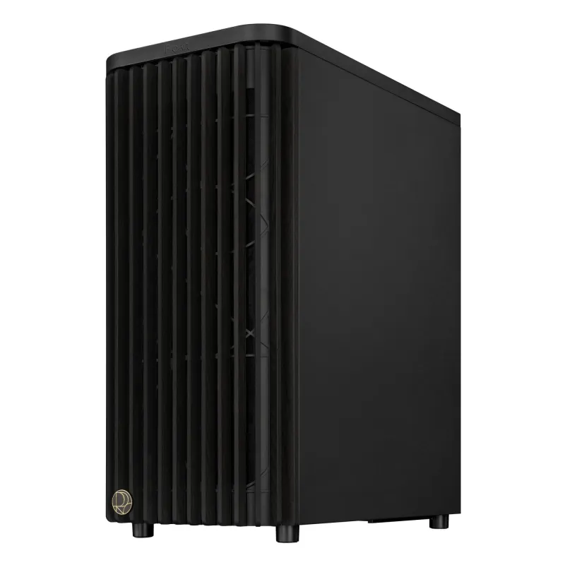 Case-ASUS-ProArt PA401 Wood Edition - Tempered Glass Panel-MidiTower-Case product features Transparent panel-Not