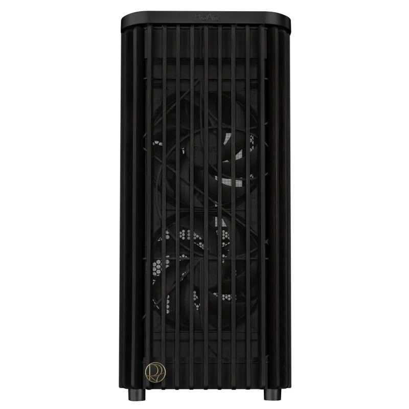 Case-ASUS-ProArt PA401 Wood Edition - Tempered Glass Panel-MidiTower-Case product features Transparent panel-Not