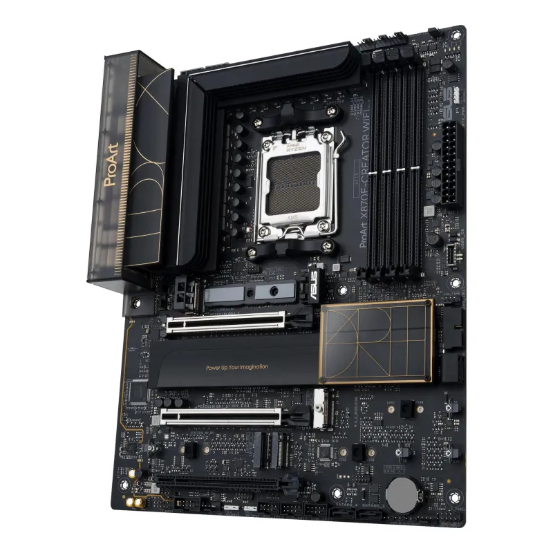 Mainboard-ASUS-AMD X870E-SAM5-ATX-Memory DDR5-Memory slots 4-3xPCI-Express 4.0 16x-2xPCI-Express 5.0