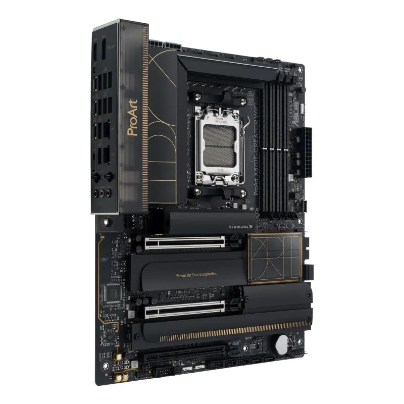 Mainboard-ASUS-AMD X870E-SAM5-ATX-Memory DDR5-Memory slots 4-3xPCI-Express 4.0 16x-2xPCI-Express 5.0