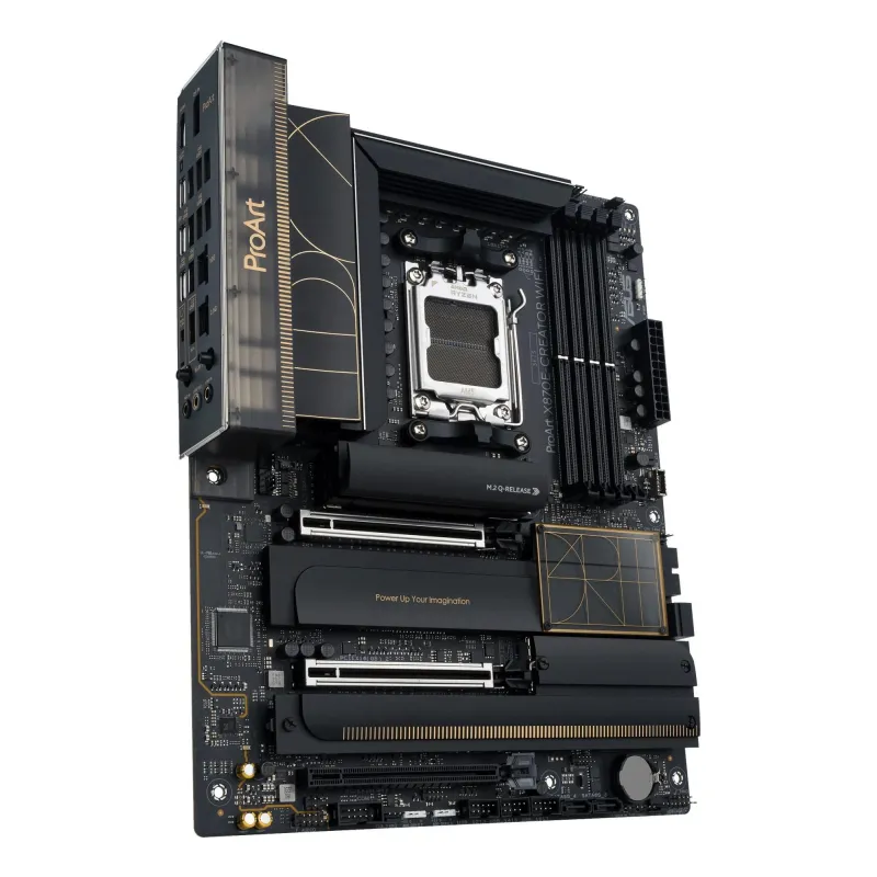 Mainboard-ASUS-AMD X870E-SAM5-ATX-Memory DDR5-Memory slots 4-3xPCI-Express 4.0 16x-2xPCI-Express 5.0
