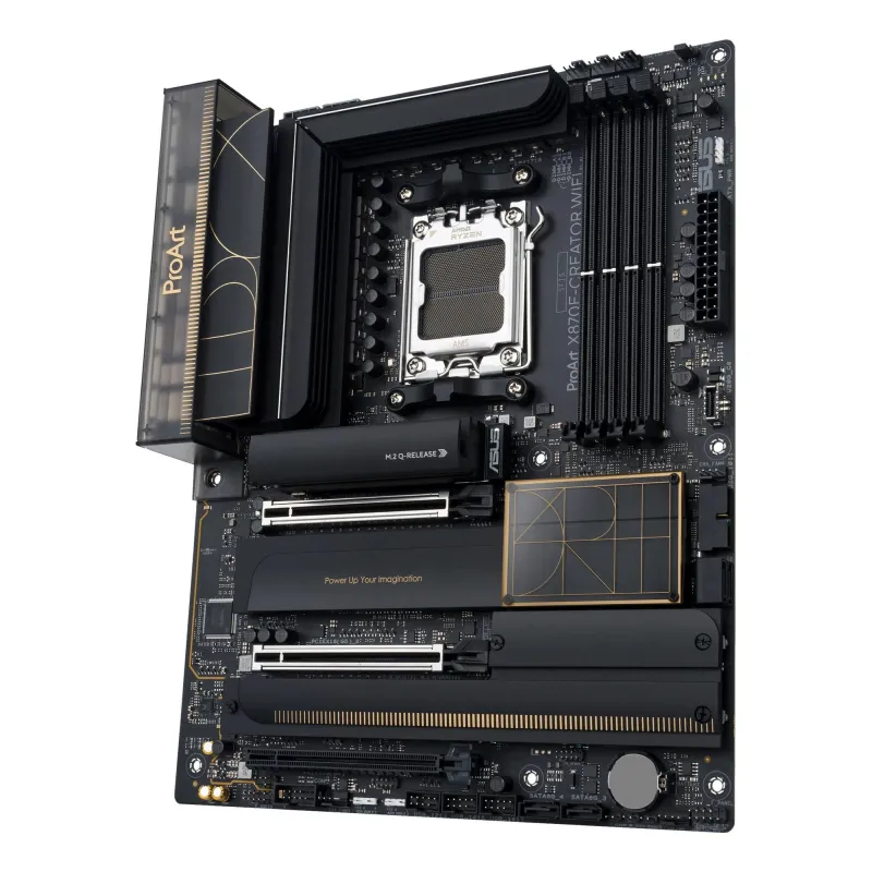 Mainboard-ASUS-AMD X870E-SAM5-ATX-Memory DDR5-Memory slots 4-3xPCI-Express 4.0 16x-2xPCI-Express 5.0