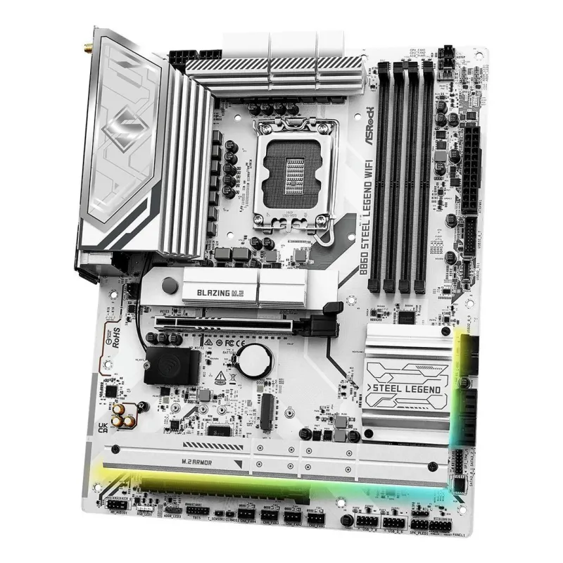 Mainboard-ASROCK-Intel B860 Express-LGA1851-ATX-Memory DDR5-Memory slots 4-1xPCI-Express 4.0 16x-1xPCI-Express 5.0