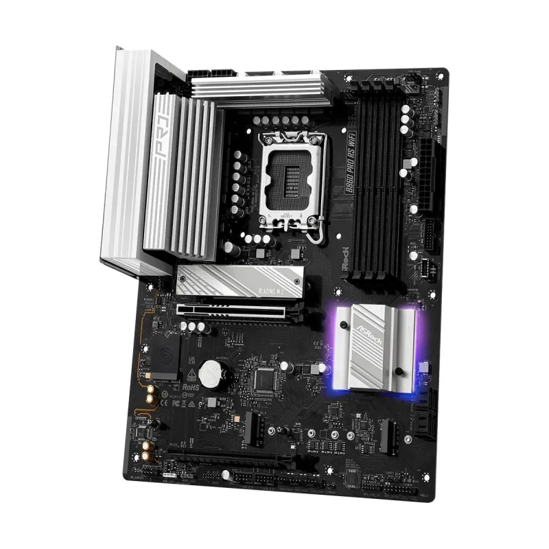 Mainboard-ASROCK-Memory DDR5-Memory slots 4-1xPCI-Express 4.0 16x-1xPCI-Express 5.0
