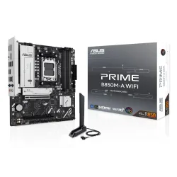 Mainboard-ASUS-AMD B850-SAM5-Micro-ATX-Memory DDR5-Memory slots 4-1xPCI-Express 4.0 16x-1xPCI-Express 5.0