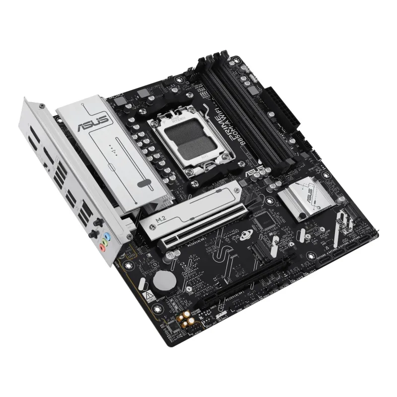 Mainboard-ASUS-AMD B850-SAM5-Micro-ATX-Memory DDR5-Memory slots 4-1xPCI-Express 4.0 16x-1xPCI-Express 5.0