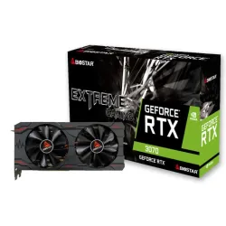 Graphics Card-BIOSTAR-NVIDIA GeForce RTX 3070-8 GB-GDDR6-256 bit-PCIE 4.0 16x-GPU 1500 MHz-Dual Slot