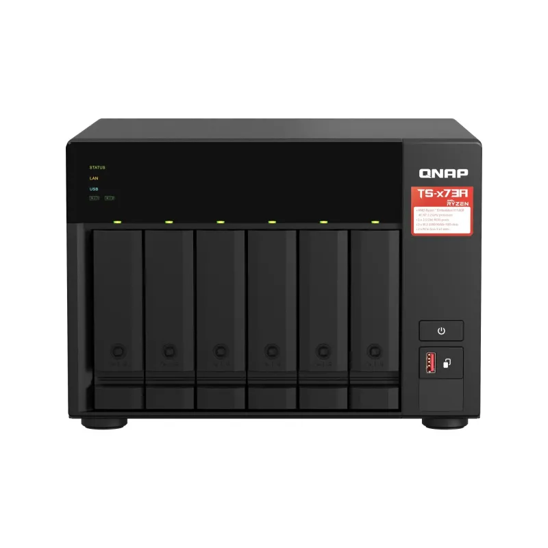 Nas storage tower 6bay 8gb-ts-673a-8g qnap