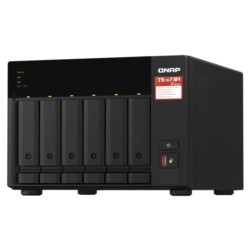 Nas storage tower 6bay 8gb-ts-673a-8g qnap