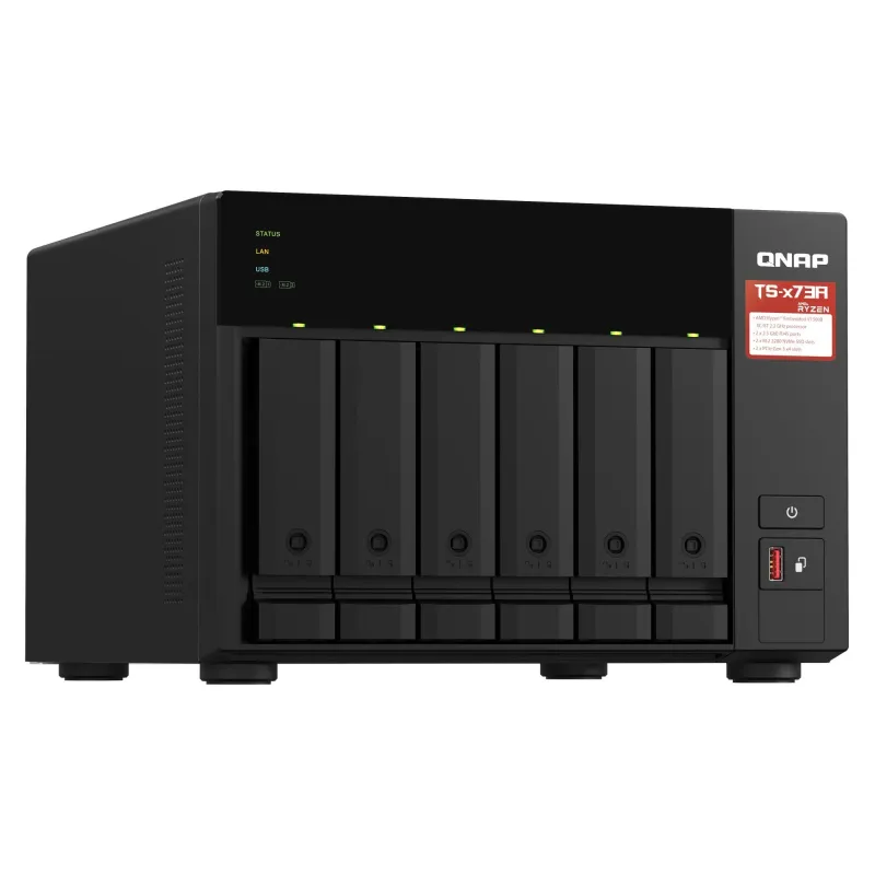 Nas storage tower 6bay 8gb-ts-673a-8g qnap