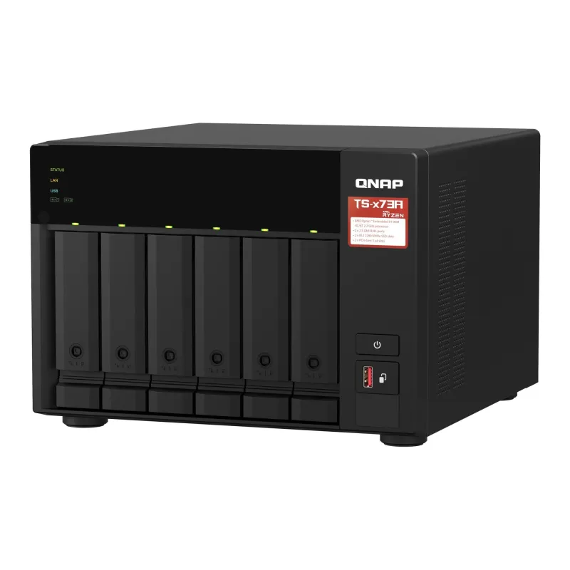 Nas storage tower 6bay 8gb-ts-673a-8g qnap