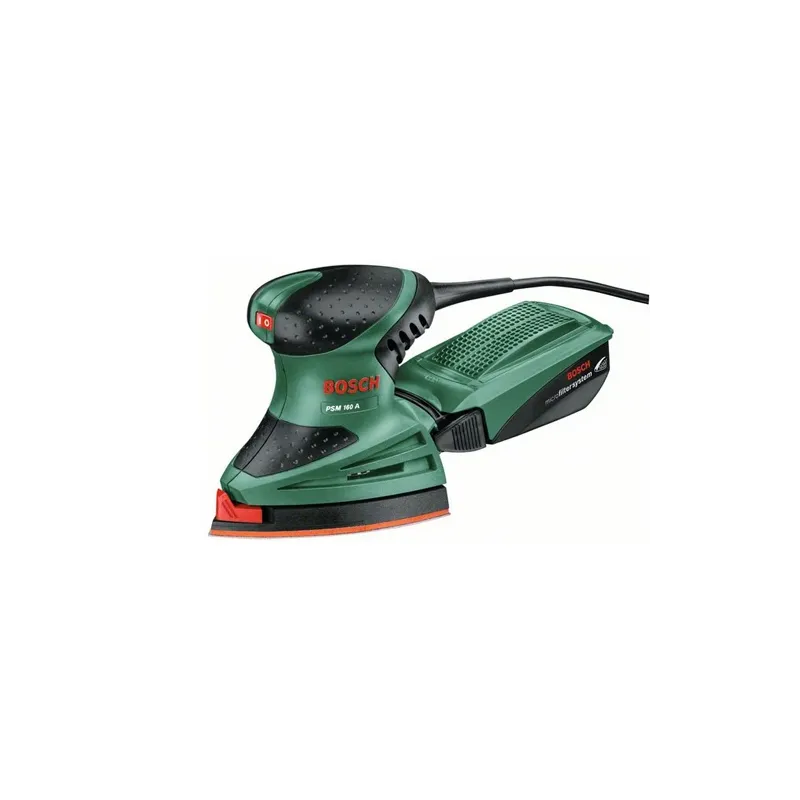 Elektriskā trīsstūra slīpmašīna Bosch Green 0603377000, 1.4 kg, 160 W