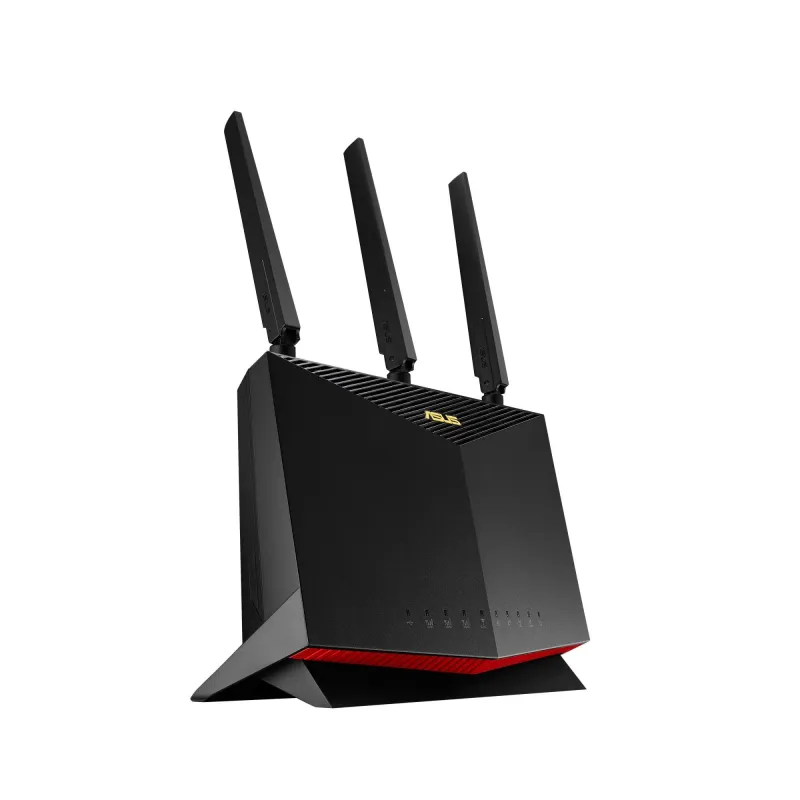 Wireless Router-ASUS-Wireless Router-2600 Mbps-Wi-Fi 5-USB 2.0-1 WAN-4x10-100-1000M-Number of antennas 4-4G-AC86U