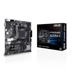 Mainboard-ASUS-AMD A520-SAM4-MicroATX-2xPCI-Express 3.0 1x-1xPCI-Express 3.0 16x-1xM.2-Memory DDR4-Memory slots 2-1x15pin