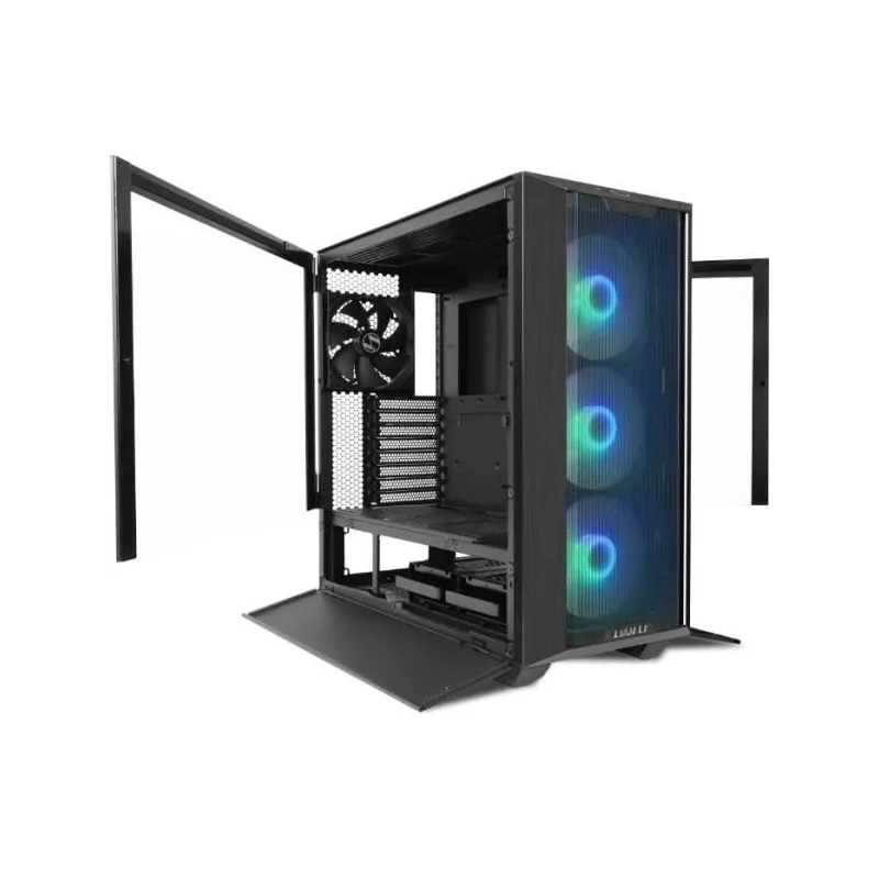 Case-LIAN LI-LANCOOL III-MidiTower-Case product features Transparent panel-ATX-EATX-MicroATX-MiniITX-Colour Black-G99.LAN3RX.00