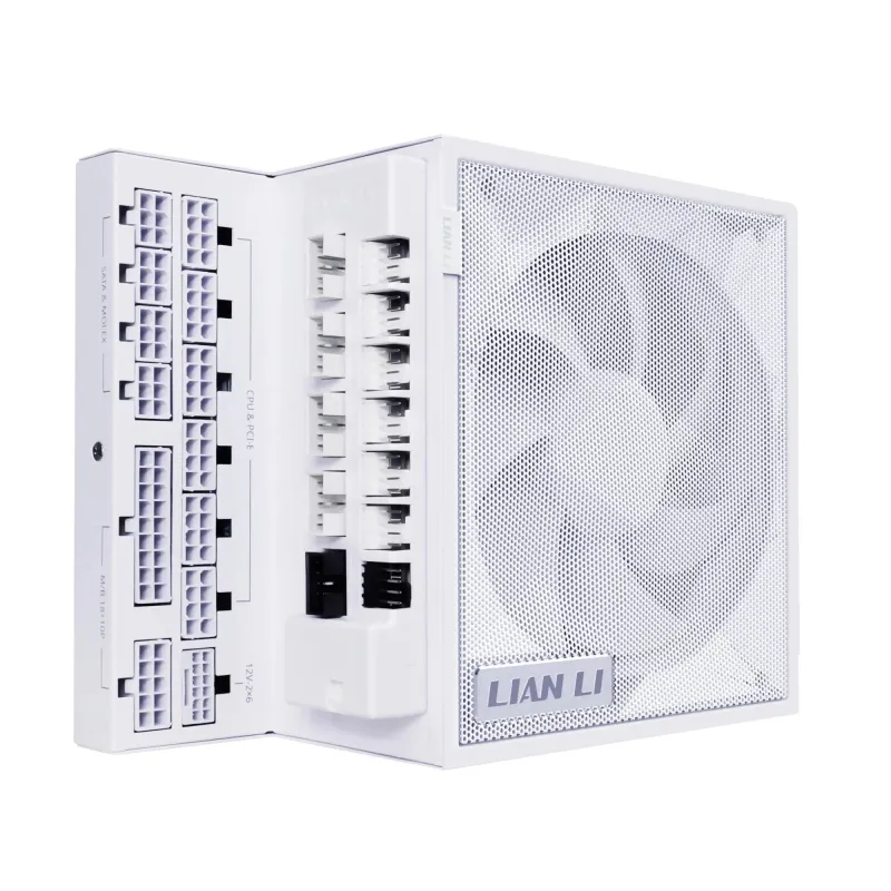 Power Supply-LIAN LI-EDGE GOLD 1000-1000 Watts-Efficiency 80 PLUS GOLD-PFC Active-G9P.EG1000G.WH00.EU