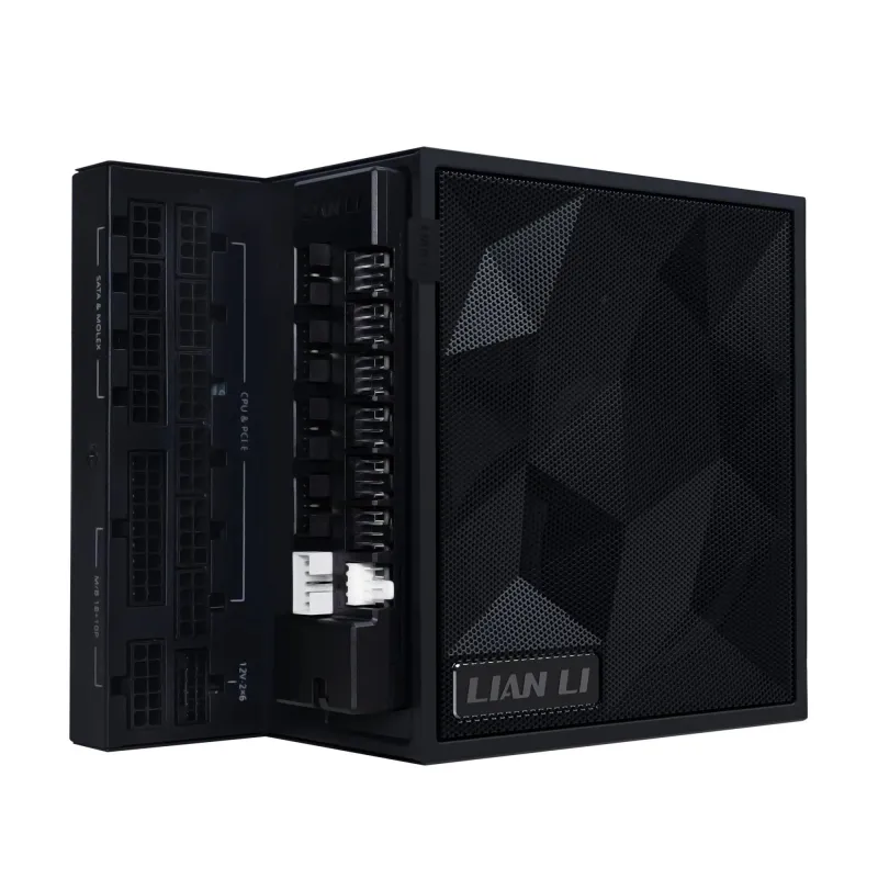 Power Supply-LIAN LI-EDGE GOLD 1200-1200 Watts-Efficiency 80 PLUS GOLD-PFC Active-G9P.EG1200G.BH00.EU