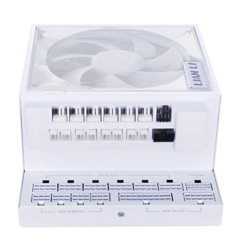 Power Supply-LIAN LI-EDGE GOLD 1200-1200 Watts-Efficiency 80 PLUS GOLD-PFC Active-G9P.EG1200G.WH00.EU