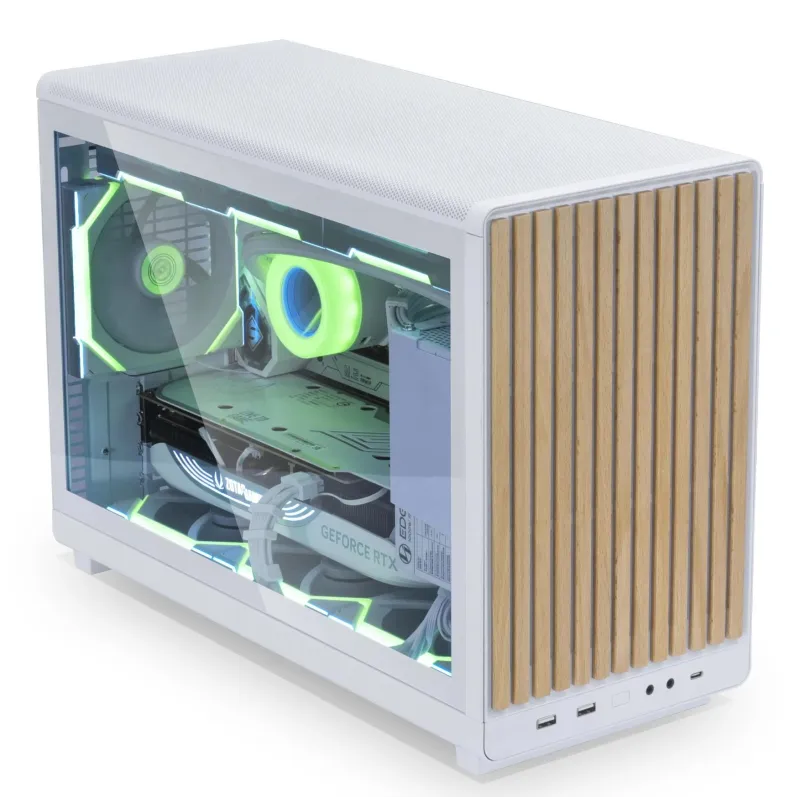 Case-LIAN LI-micro ATX-Mini-ITX-White-Micro Tower-A3W-WDG-G99.A3W-WDG.00