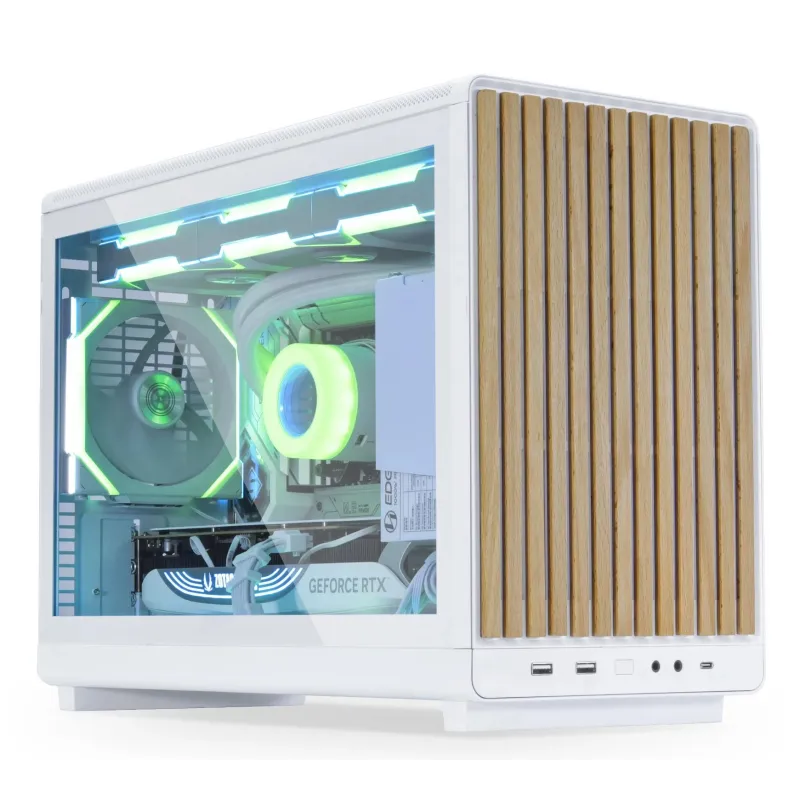 Case-LIAN LI-micro ATX-Mini-ITX-White-Micro Tower-A3W-WDG-G99.A3W-WDG.00