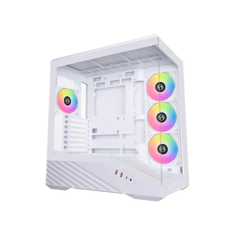 Case-LIAN LI-ATX-micro ATX-Mini-ITX-EATX-White-Midi Tower-PC-G99.V100RW.01