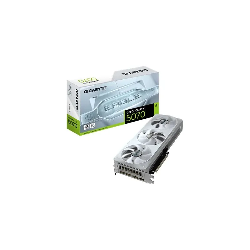 Graphics Card-GIGABYTE-NVIDIA GeForce RTX 5070-12 GB-GDDR7-192 bit-PCIE 5.0 16x-GPU 2587 MHz-Triple slot
