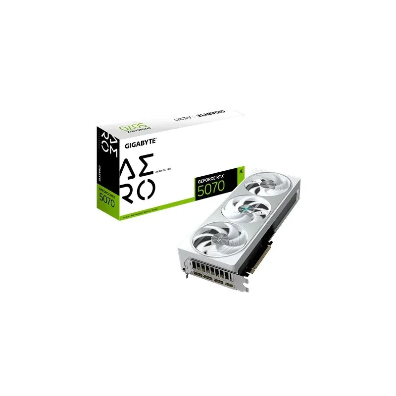 Gigabyte GeForce RTX 5070 AERO OC 12G - NVIDIA - 12 GB - GeForce RTX 5070 - HDMI ports quantity 1 - PCI-E 5.0