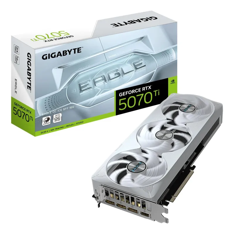 Graphics Card-GIGABYTE-NVIDIA-GeForce RTX 5070 Ti-2542 MHz-16 GB-GDDR7-256 bit-PCI Express x16