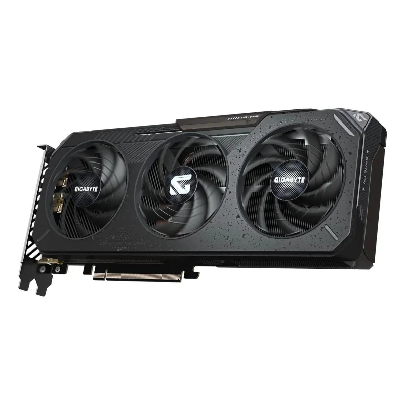 Graphics Card-GIGABYTE-AMD Radeon RX 9060 XT-16 GB-GDDR6-128 bit-PCIE 5.0 16x-Triple slot Fansink-GV-R9060XTGAMINGOC-16GD