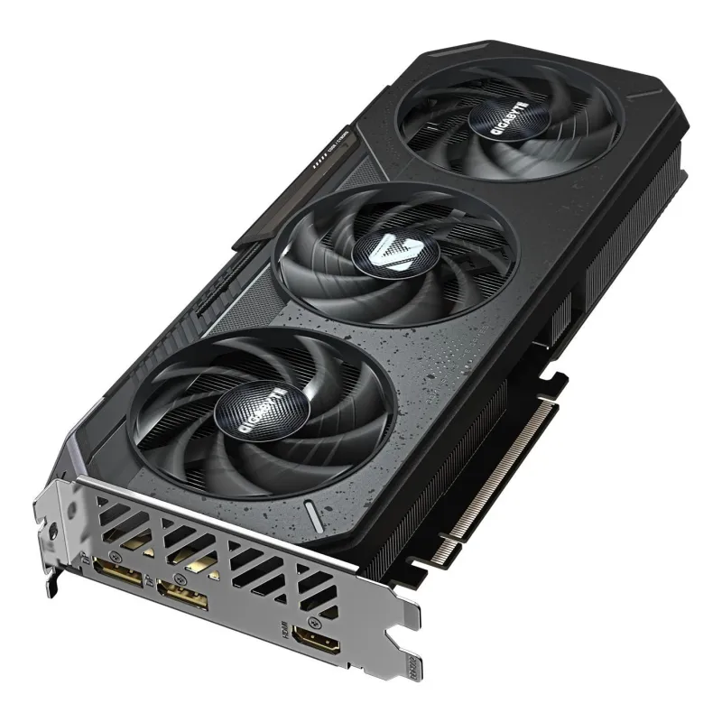 Graphics Card-GIGABYTE-AMD Radeon RX 9060 XT-16 GB-GDDR6-128 bit-PCIE 5.0 16x-Triple slot Fansink-GV-R9060XTGAMINGOC-16GD