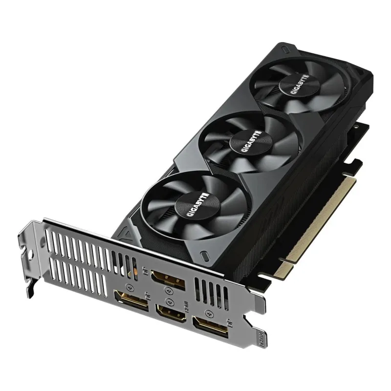 Graphics Card-GIGABYTE-NVIDIA GeForce RTX 5060-8 GB-GDDR7-128 bit-PCIE 5.0 16x-GPU 2512 MHz-Triple slot Fansink-GV-N5060OC-8GL