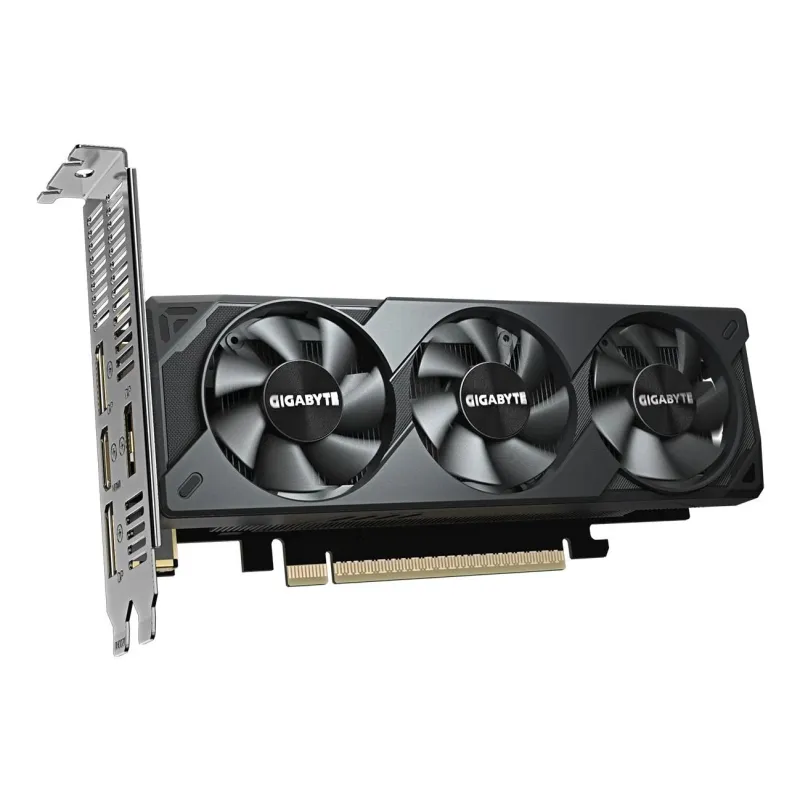 Graphics Card-GIGABYTE-NVIDIA GeForce RTX 5060-8 GB-GDDR7-128 bit-PCIE 5.0 16x-GPU 2512 MHz-Triple slot Fansink-GV-N5060OC-8GL