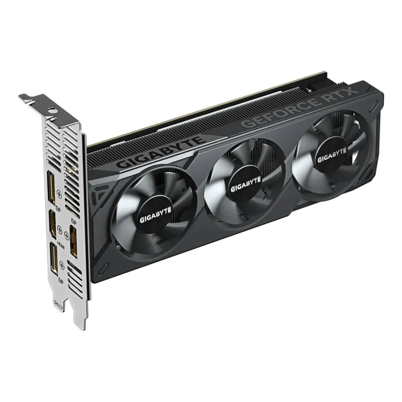 Graphics Card-GIGABYTE-NVIDIA GeForce RTX 5060-8 GB-GDDR7-128 bit-PCIE 5.0 16x-GPU 2512 MHz-Triple slot Fansink-GV-N5060OC-8GL