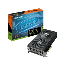 Graphics Card-GIGABYTE-NVIDIA GeForce RTX 5060-8 GB-GDDR7-128 bit-PCIE 5.0 16x-GPU 2550 MHz-Dual Slot