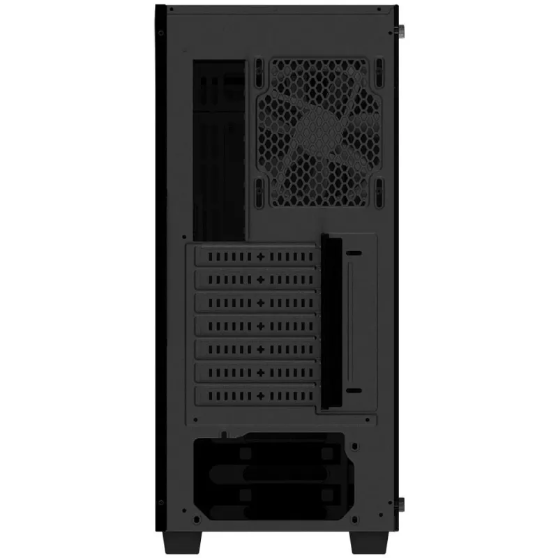 Case-GIGABYTE-C200 GLASS-MidiTower-Not included-ATX-MicroATX-MiniITX-Colour Black-GB-C200G