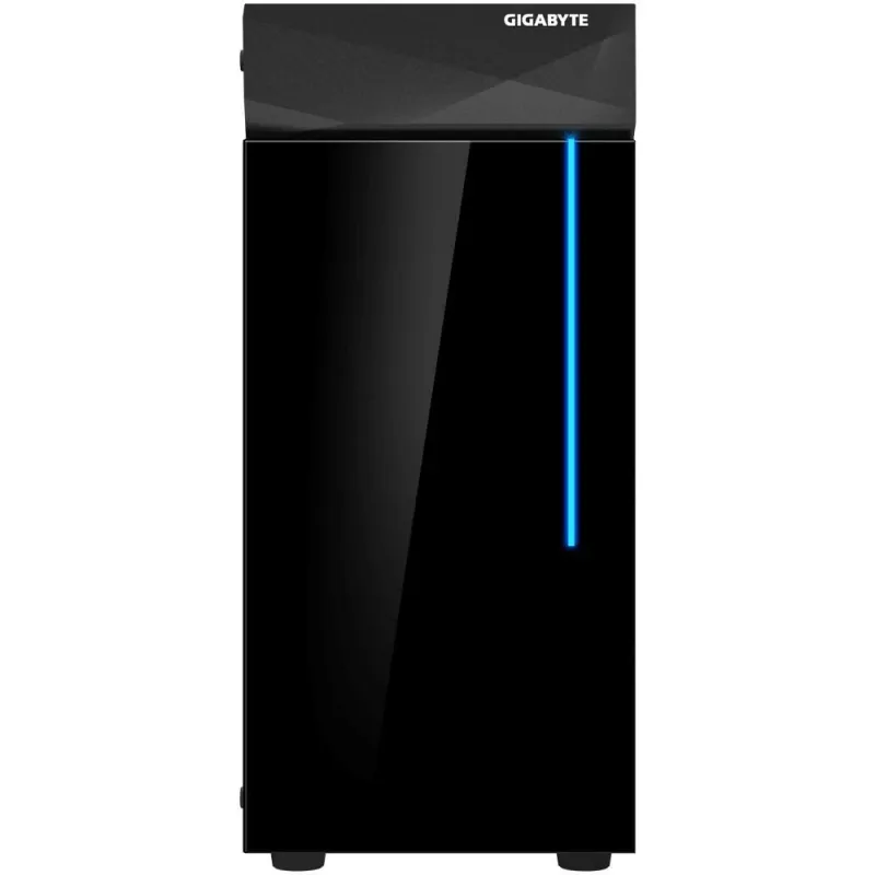 Case-GIGABYTE-C200 GLASS-MidiTower-Not included-ATX-MicroATX-MiniITX-Colour Black-GB-C200G