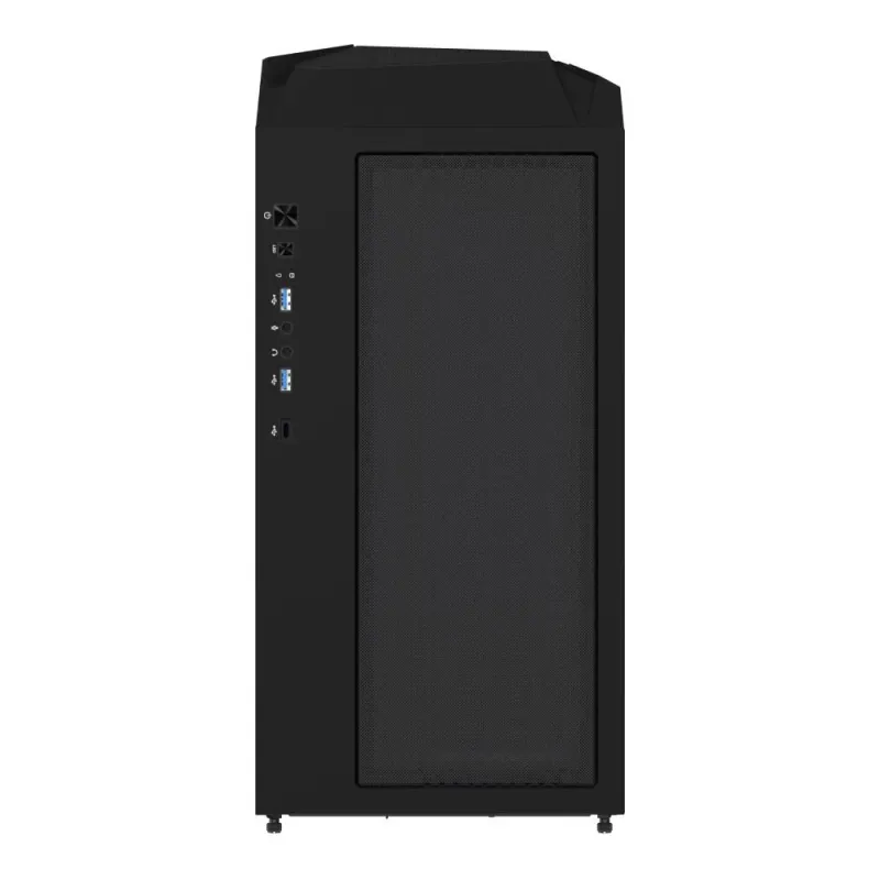 Case-GIGABYTE-C301G V2 BLACK-MidiTower-Case product features Transparent panel-Not included-ATX-EATX-MicroATX-MiniITX-Colour
