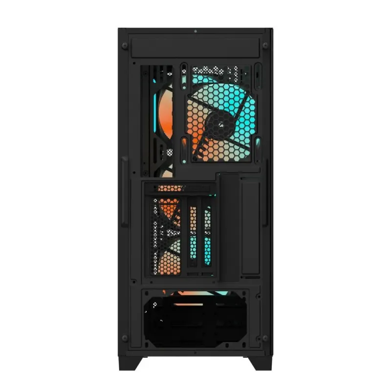 Case-GIGABYTE-C301G V2 BLACK-MidiTower-Case product features Transparent panel-Not included-ATX-EATX-MicroATX-MiniITX-Colour