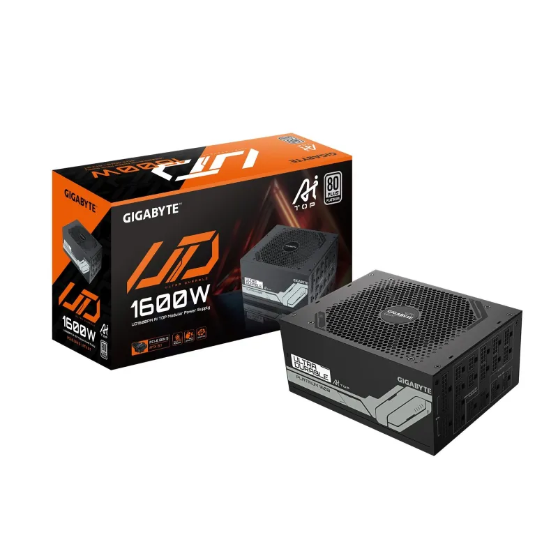 Power Supply-GIGABYTE-GP-UD1600PM PG5-1600 Watts-Efficiency 80 PLUS PLATINIUM-PFC Active-GP-UD1600PMPG5