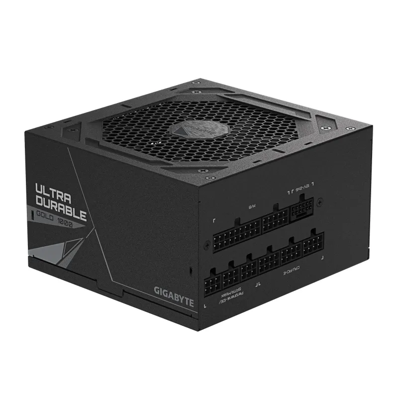 Power Supply-GIGABYTE-GP-UD1000GM-ATX 3.1-1000 Watts-Efficiency 80 PLUS GOLD-PFC Active-GP-UD1000GMPG5V2