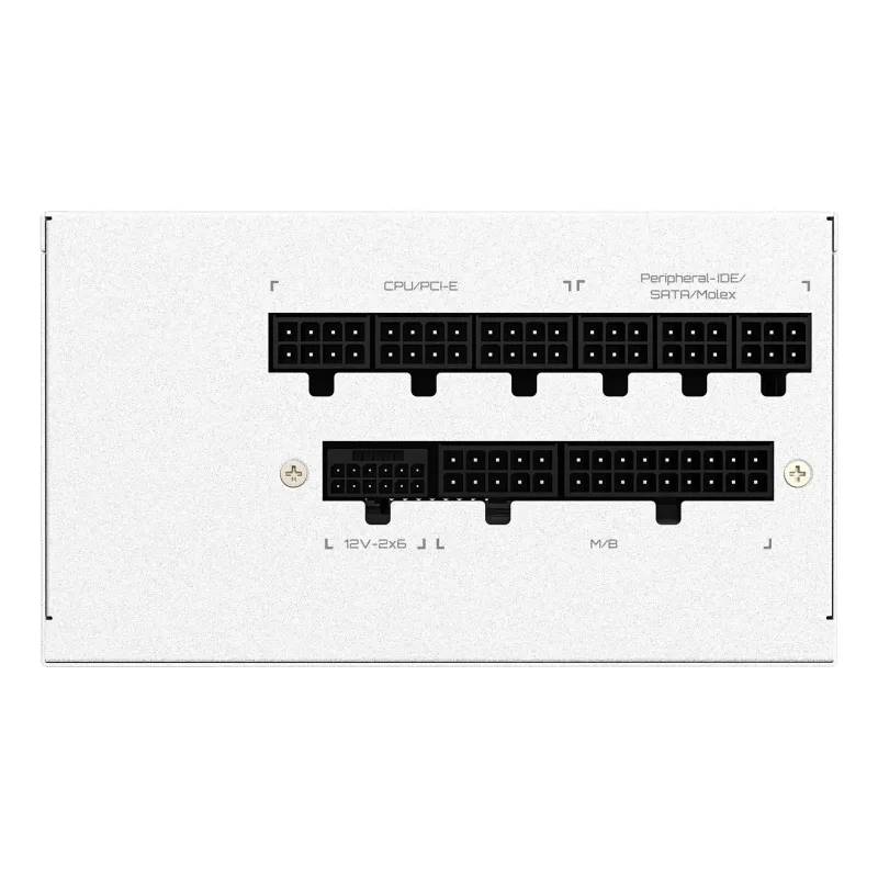 Power Supply-GIGABYTE-UD750GM PG5 ICE-ATX 3.1-750 Watts-Efficiency 80 PLUS GOLD-PFC Active-MTBF 100000 hours-GP-UD750GMPG5ICE